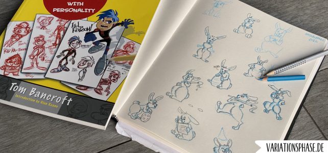 Feature Bild: Skizzenbuch mit Fachbuch