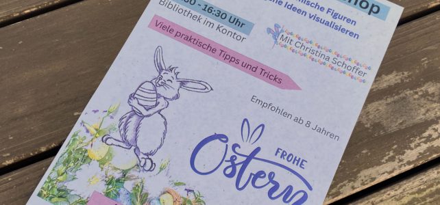 Foto vom Flyer für den Zeichenworkshop