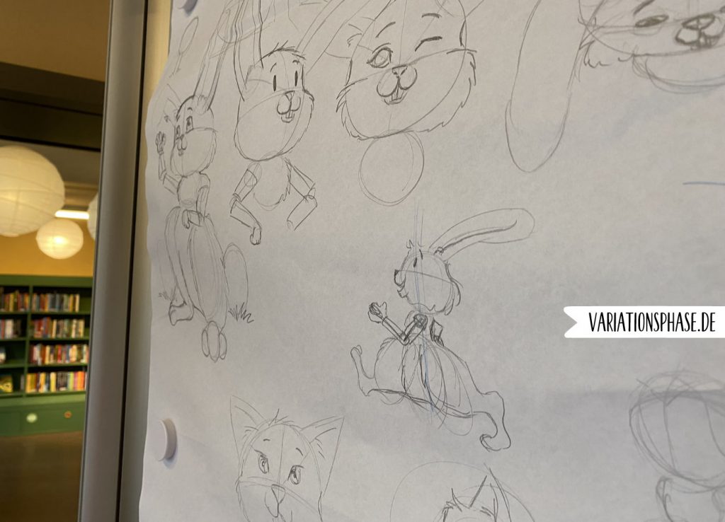 Flipchat aus dem Zeichenworkshop