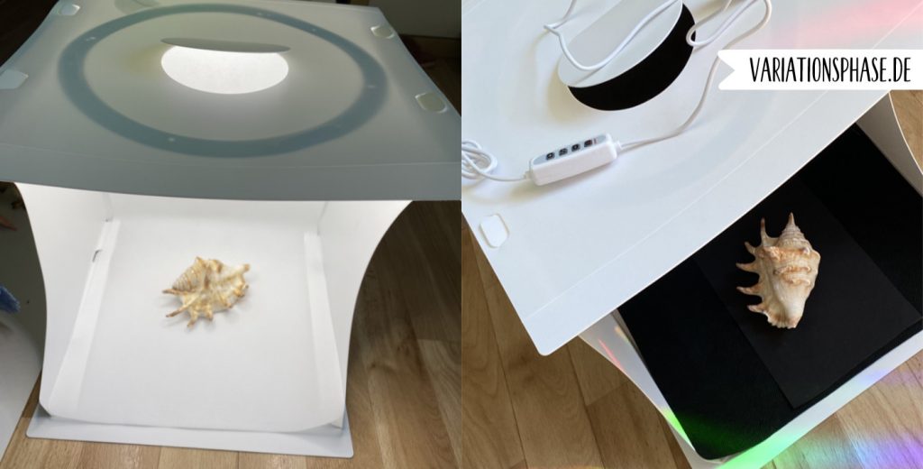 Kleines Fotosetup für die Erstellung eigenen Materials